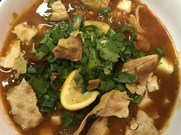 Catalina Cooking: tortilla soup