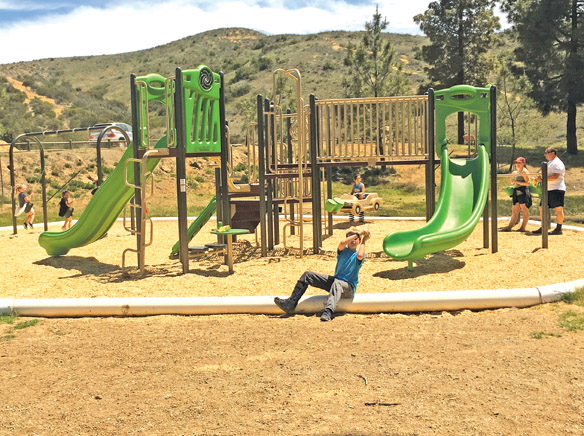 Haypress Playground area reopening party: good fun and good food