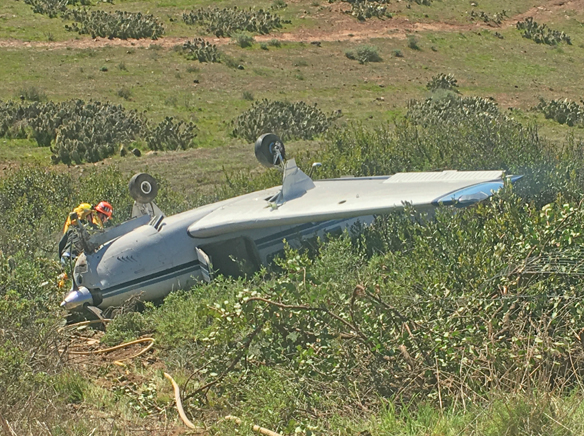 No one injured in single-engine plane crash at Airport in the Sky