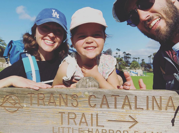 Toddler tackles the Trans Catalina Trail