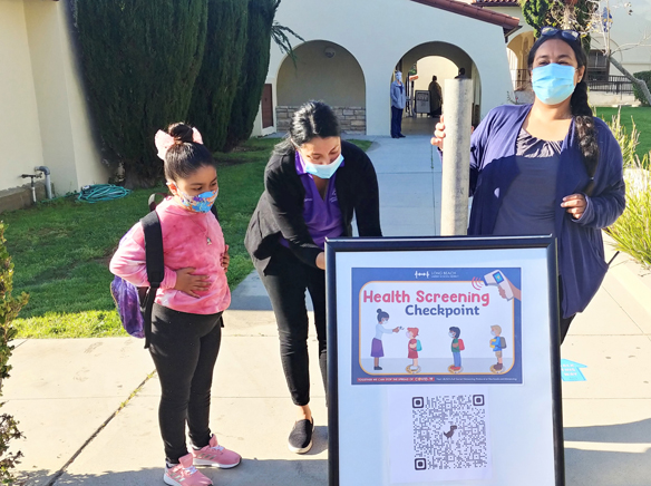 Avalon children return to school