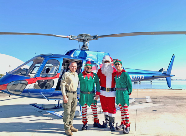 Avalon Sheriff’s Station, IEX help Santa