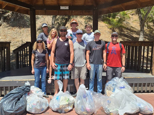 Volunteers clean up Avalon