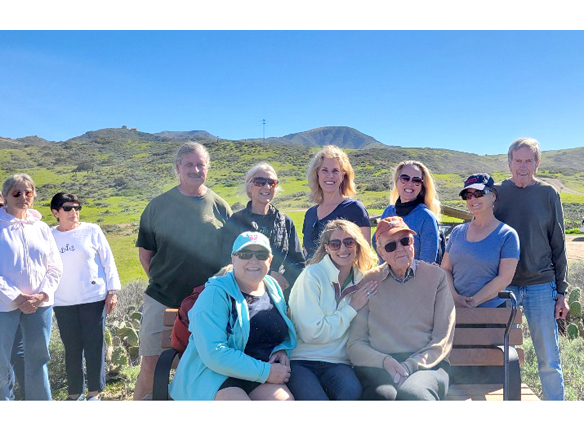 Rotary Club honors Island resident with trail bench
