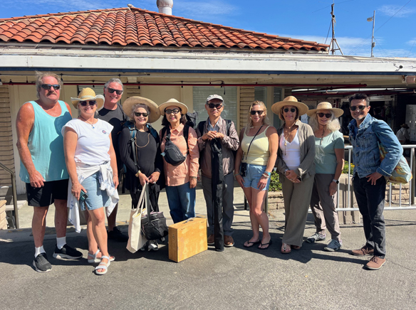 Artists make a second excursion to Catalina